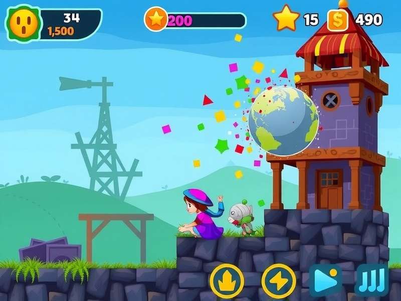 Lively Holi Rush Gameplay Screenshot